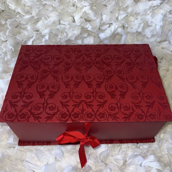 John Grossman Collection 2008 Christmas Bells Teacup Tea saucer Gund red white - Picture 2 of 13